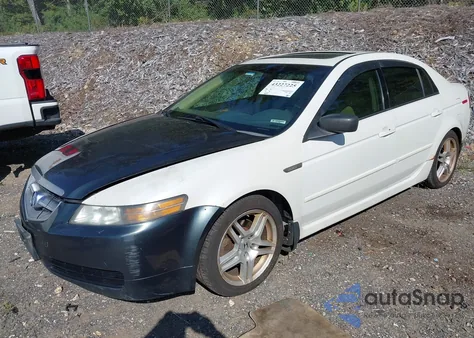 2005 Acura Tl из США, поврежденный, VIN 19UUA66275A024809